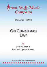 On Christmas Day for SATB SATB choral sheet music cover